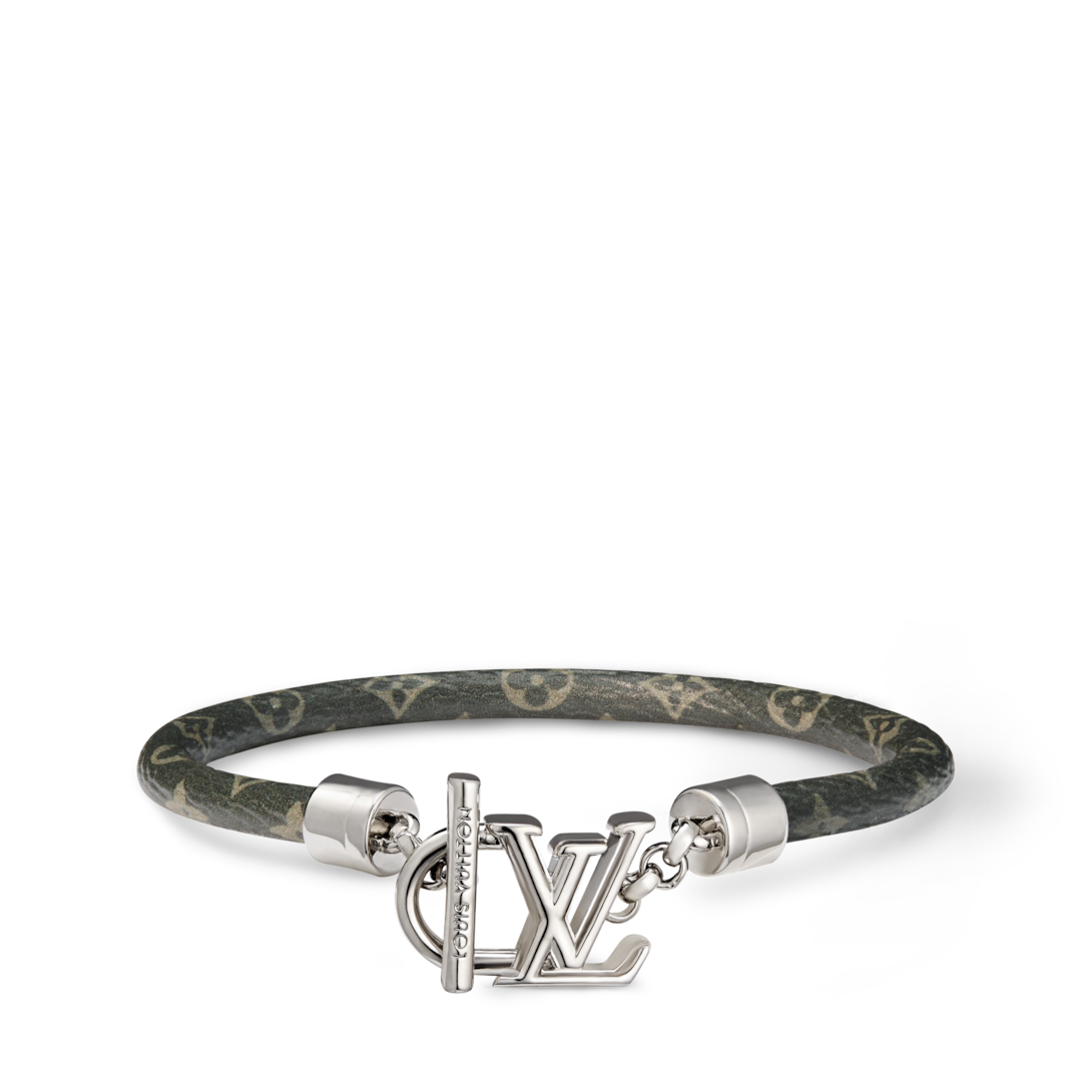 LV Dimension Monogram Leather Bracelet - Men - Fashion Jewelry